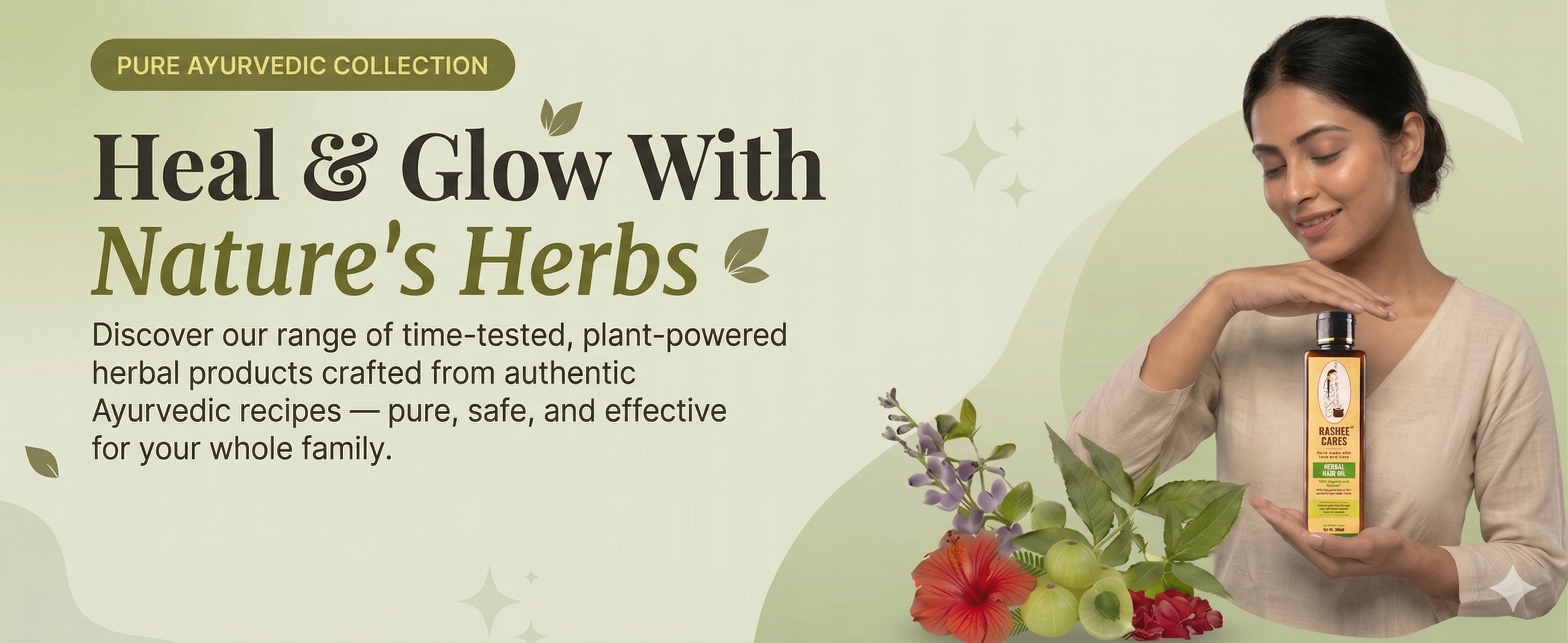 Rashee Herbal Banner